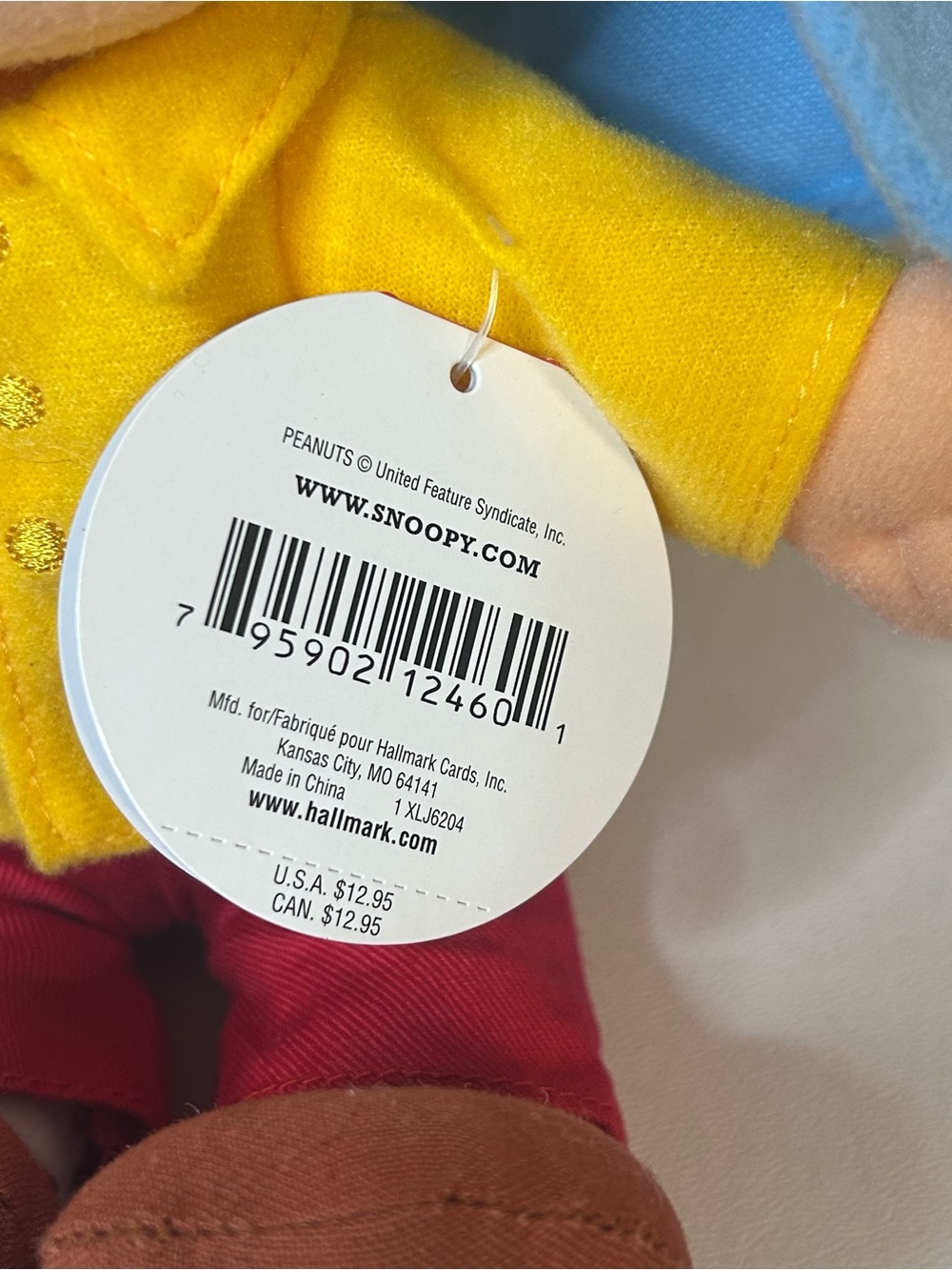 Hallmark Peanuts Linus Shepherd What Christmas Is All About Talking Plush Works - Picture 8 of 10